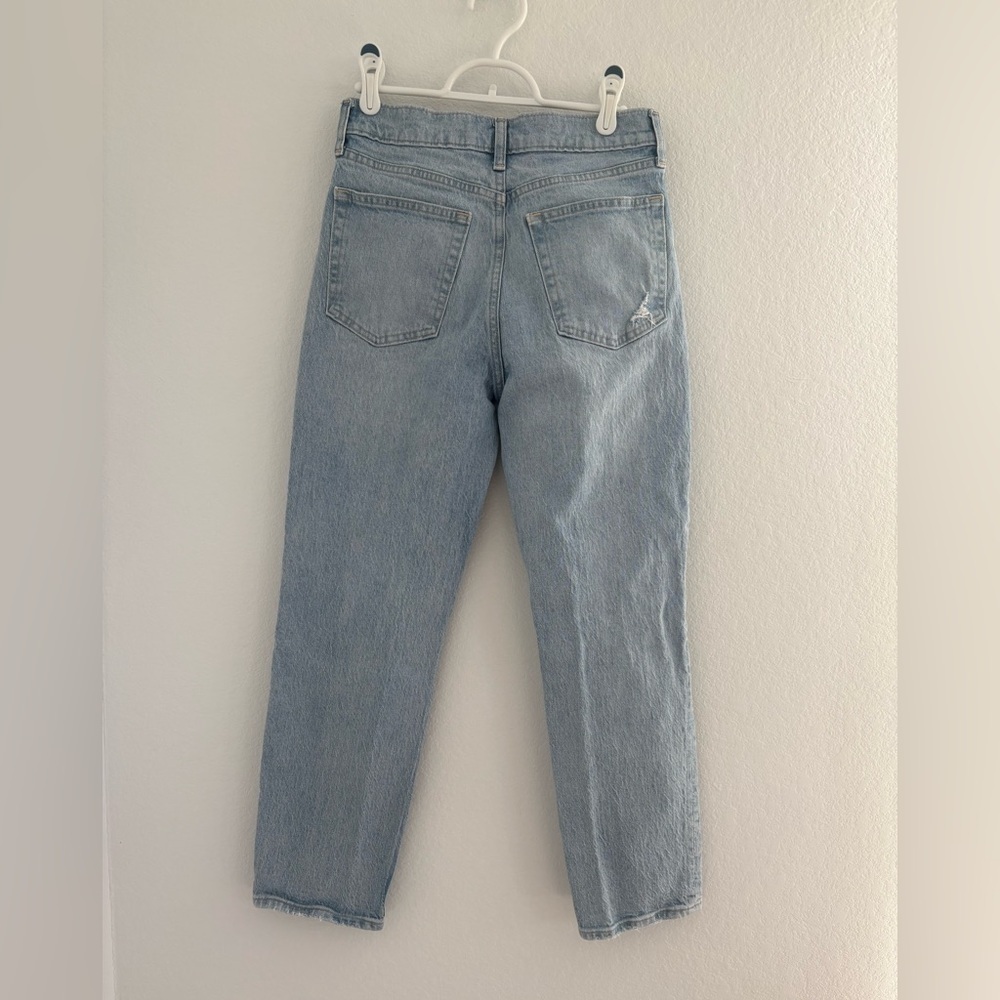 GAP Denim Cheeky Straight High Rise Jeans Light Wash - Picture 10 of 11